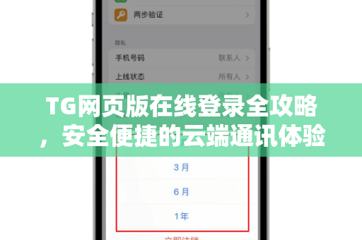 TG网页版在线登录全攻略，安全便捷的云端通讯体验-第1张图片-纸飞机下载 - Telegeram官网版下载