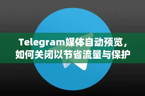 Telegram媒体自动预览，如何关闭以节省流量与保护隐私？-第1张图片-纸飞机下载 - Telegeram官网版下载