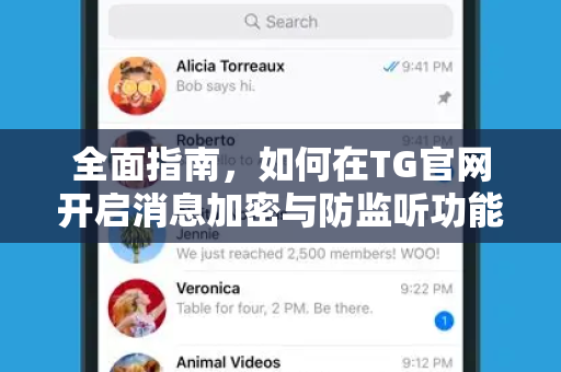 全面指南，如何在TG官网开启消息加密与防监听功能，守护通信隐私