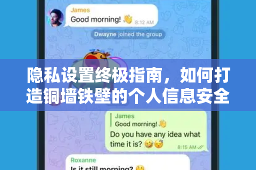 隐私设置终极指南，如何打造铜墙铁壁的个人信息安全防线-第1张图片-纸飞机下载 - Telegeram官网版下载