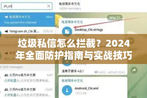 垃圾私信怎么拦截？2024年全面防护指南与实战技巧-第1张图片-纸飞机下载 - Telegeram官网版下载
