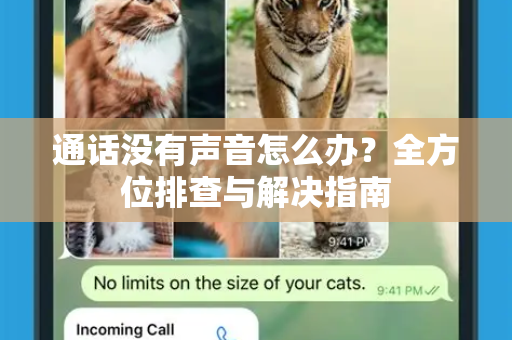 通话没有声音怎么办？全方位排查与解决指南-第1张图片-纸飞机下载 - Telegeram官网版下载
