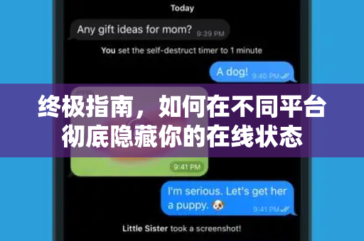终极指南，如何在不同平台彻底隐藏你的在线状态
