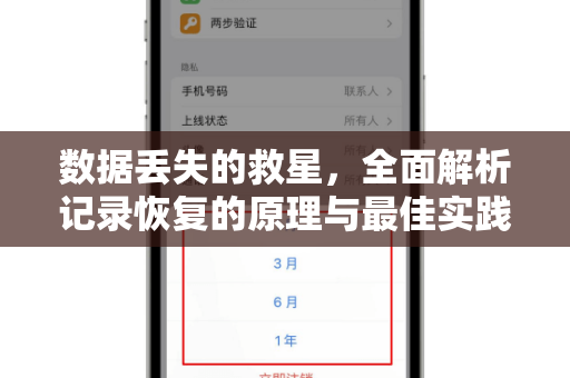 数据丢失的救星,全面解析记录恢复的原理与最佳实践-第1张图片-纸飞机下载 - Telegeram官网版下载 数据丢失的救星,全面解析记录恢复的原理与最佳实践-第1张图片-纸飞机下载 - Telegeram官网版下载