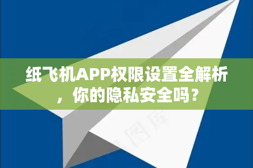 纸飞机APP权限设置全解析，你的隐私安全吗？